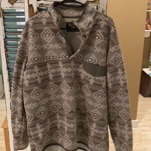 Southern grit tan Aztec print fleece!